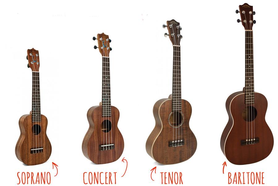 Các loại đàn ukulele