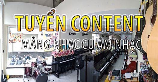 Tuyển dụng content marketing