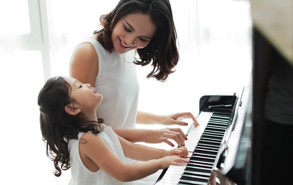 ghi nhớ các phím trên đàn piano