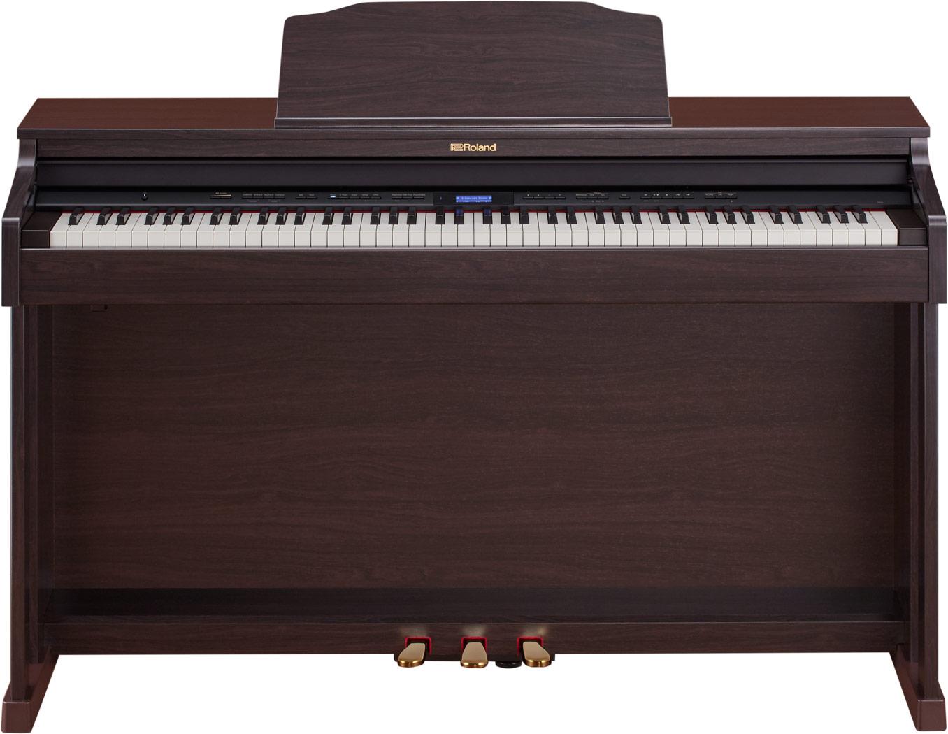Đàn piano điện Roland HP-601 màu nâu