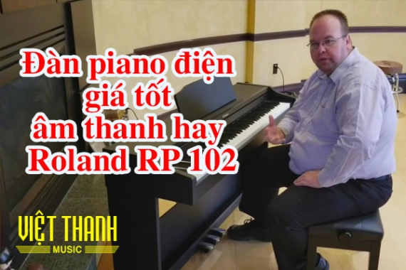 Đàn piano điện giá tốt âm thanh hay Roland RP 102