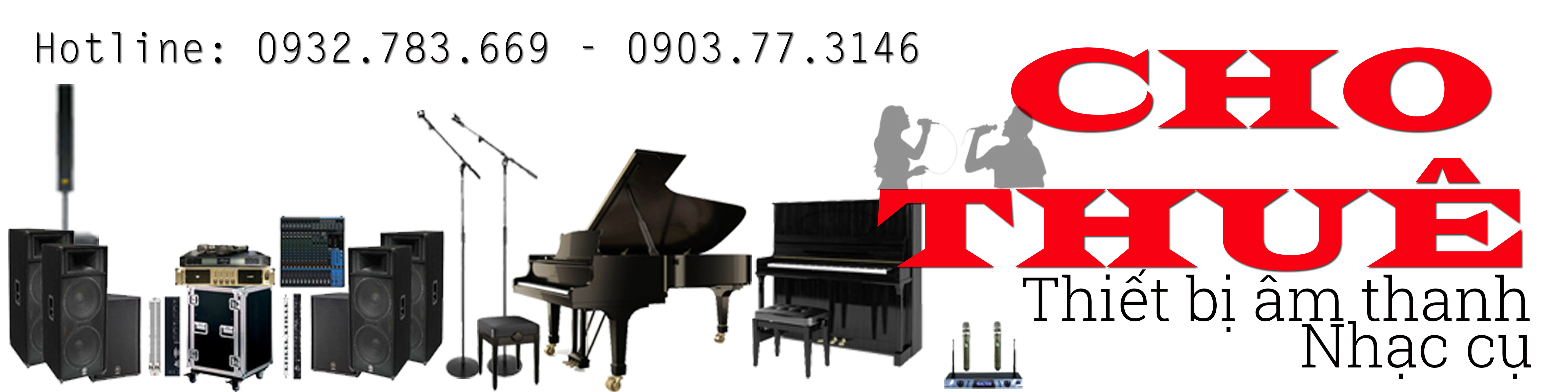 Cho Thuê Thiết bị âm thanh nhạc cụ tại tphcm