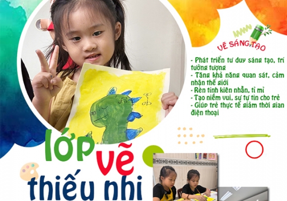 Khóa học vẽ Thiếu Nhi