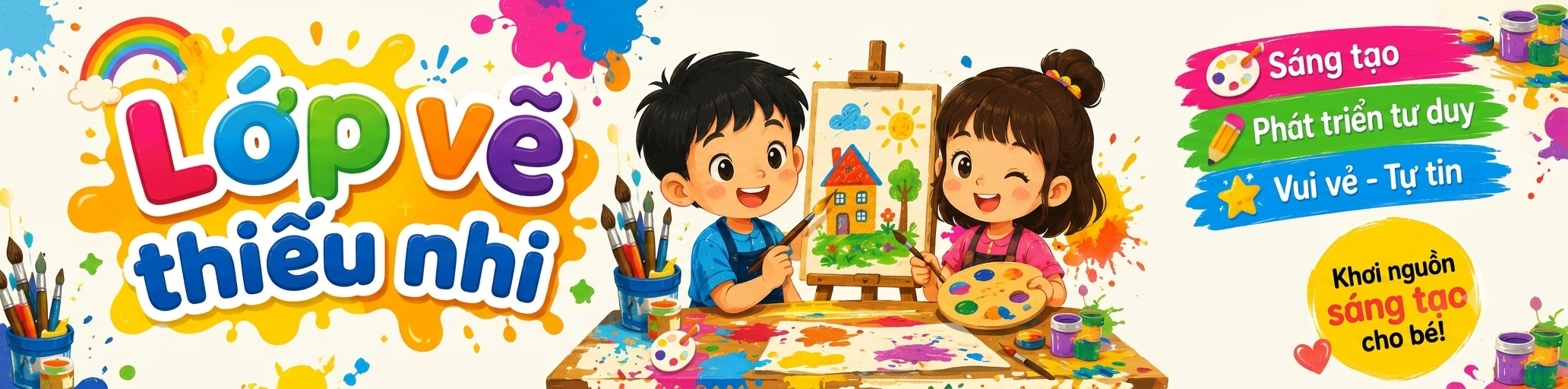 Lớp vẽ thiếu nhi tại Gò Vấp
