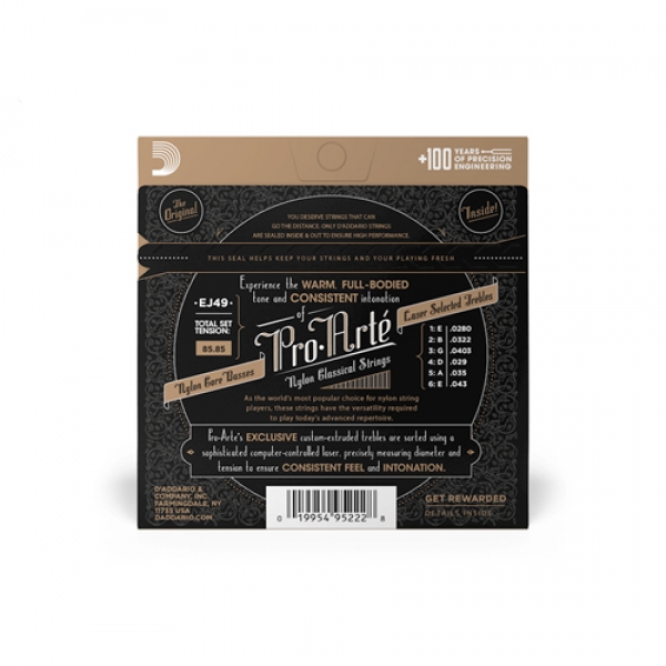Dây đàn guitar classic D'Addario EJ49