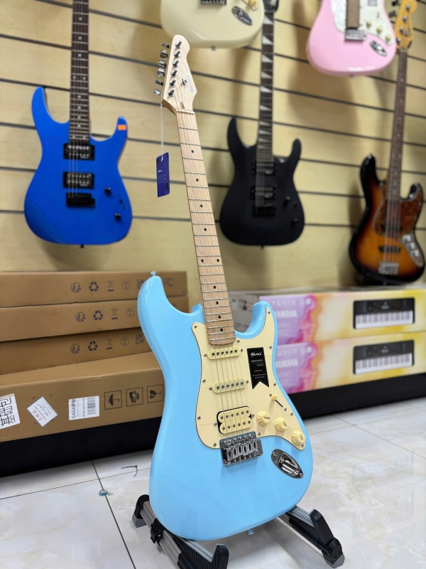 Guitar điện Mantic MST100 HBL (xanh dương)