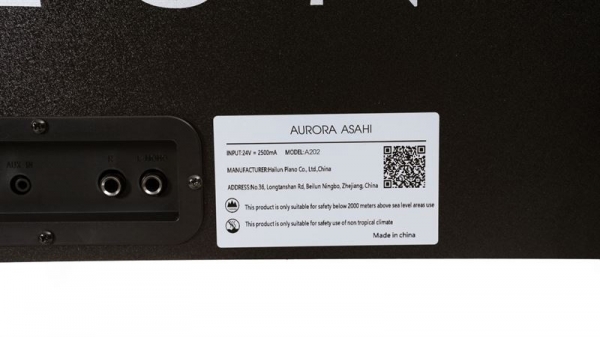 Piano điện Asahi A202WN màu nâu