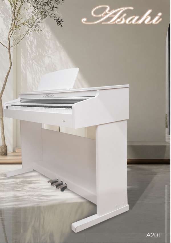 Piano điện Asahi A201 màu trắng
