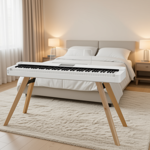Piano điện Asahi AD300 màu trắng