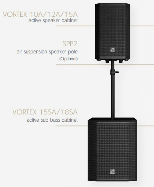 Loa Studiomaster Vortex 15SA