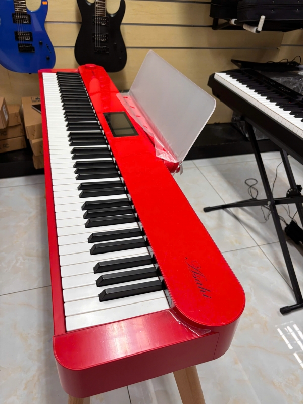 Piano điện Asahi AD300 màu đỏ