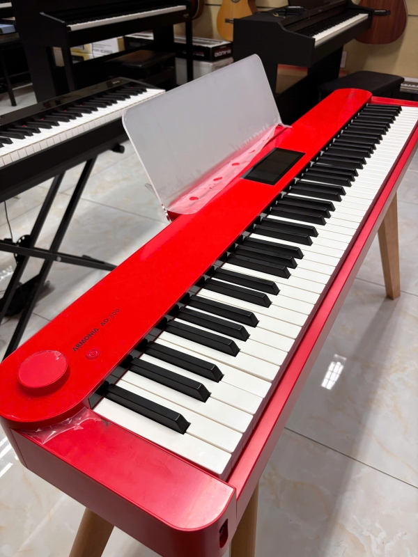 Piano điện Asahi AD300 màu đỏ