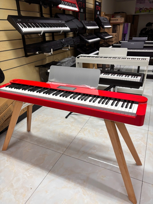 Piano điện Asahi AD300 màu đỏ