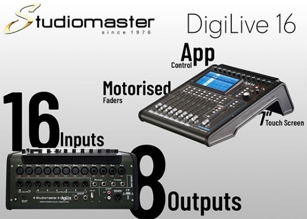 Mixer Studiomaster Digilive 16