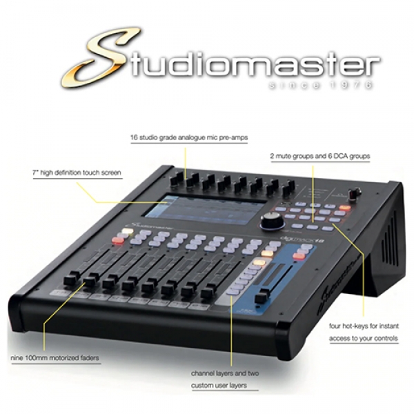Mixer Studiomaster Digitrack 18