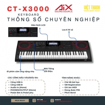  Casio CT-X3000