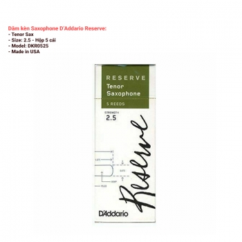  Dăm kèn Tenor Saxophone D'Addario DKR0525