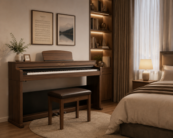  Piano điện Asahi A302WN màu nâu