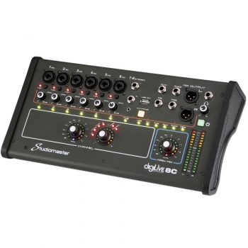  Mixer Studiomaster Digilive 8C