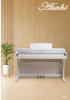 Piano điện Asahi A201 màu trắng